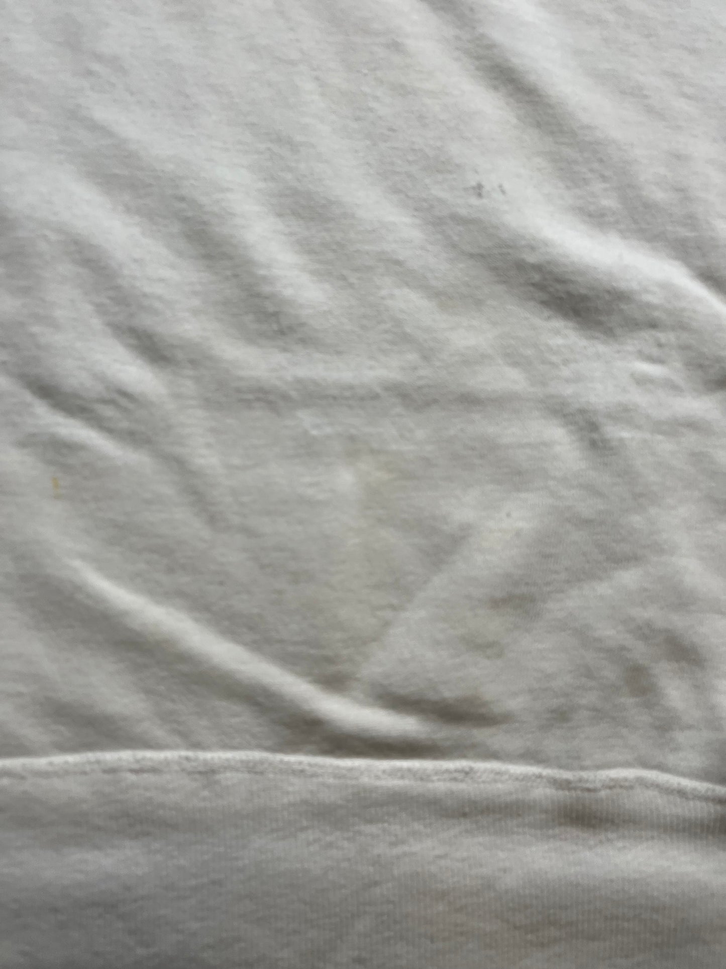 1950s Single V White Sweater