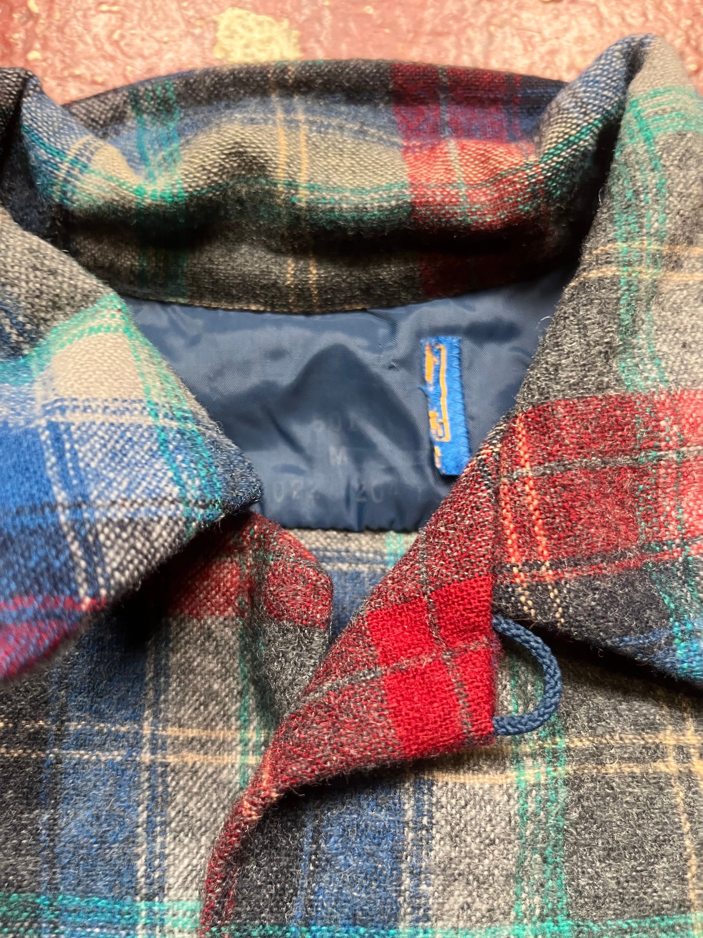 60s Pendleton Red & Blue Board Shirt