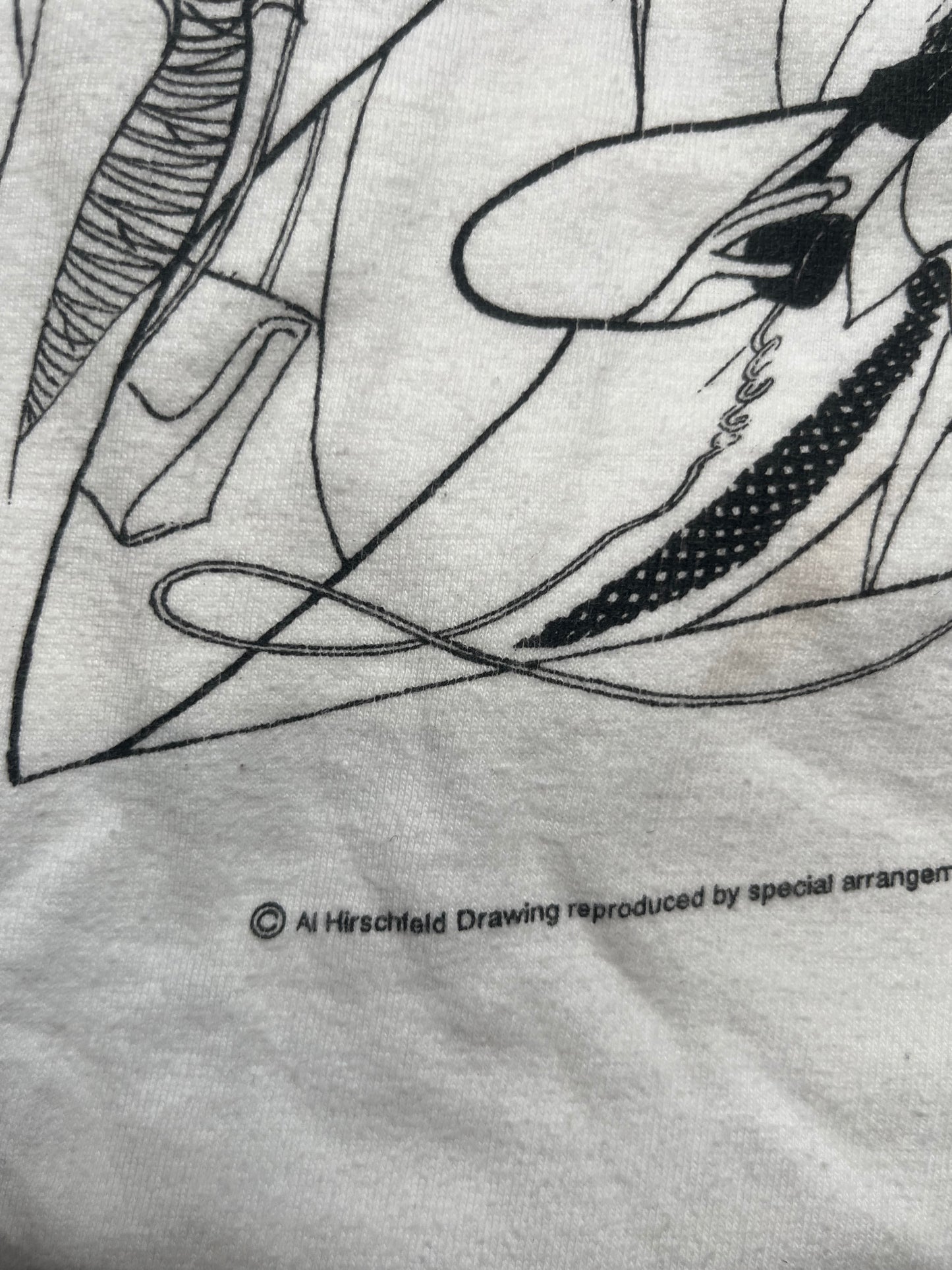 90s Al Hirschfeld Drawing Tee