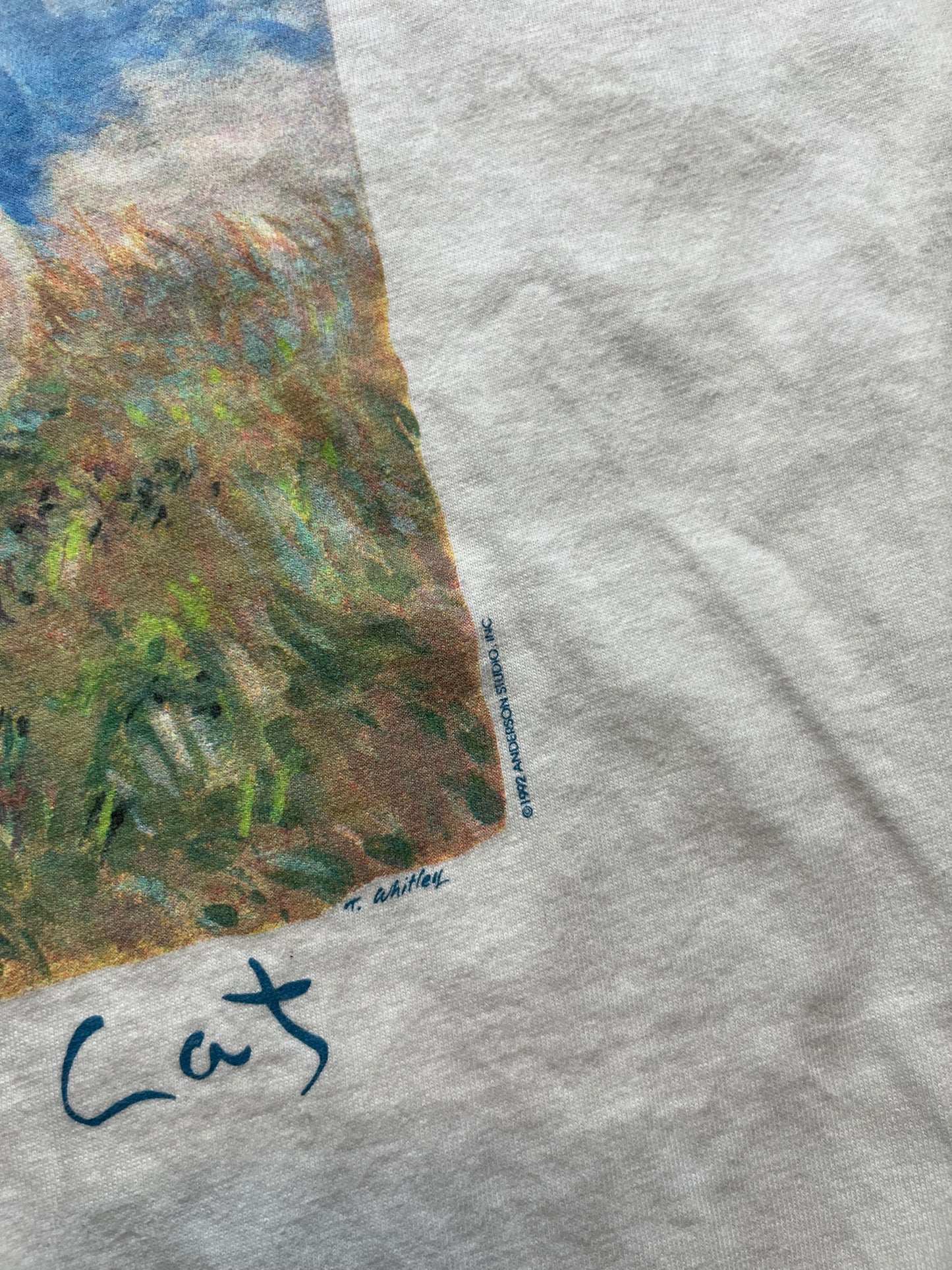 1992 Monets Cat Tee
