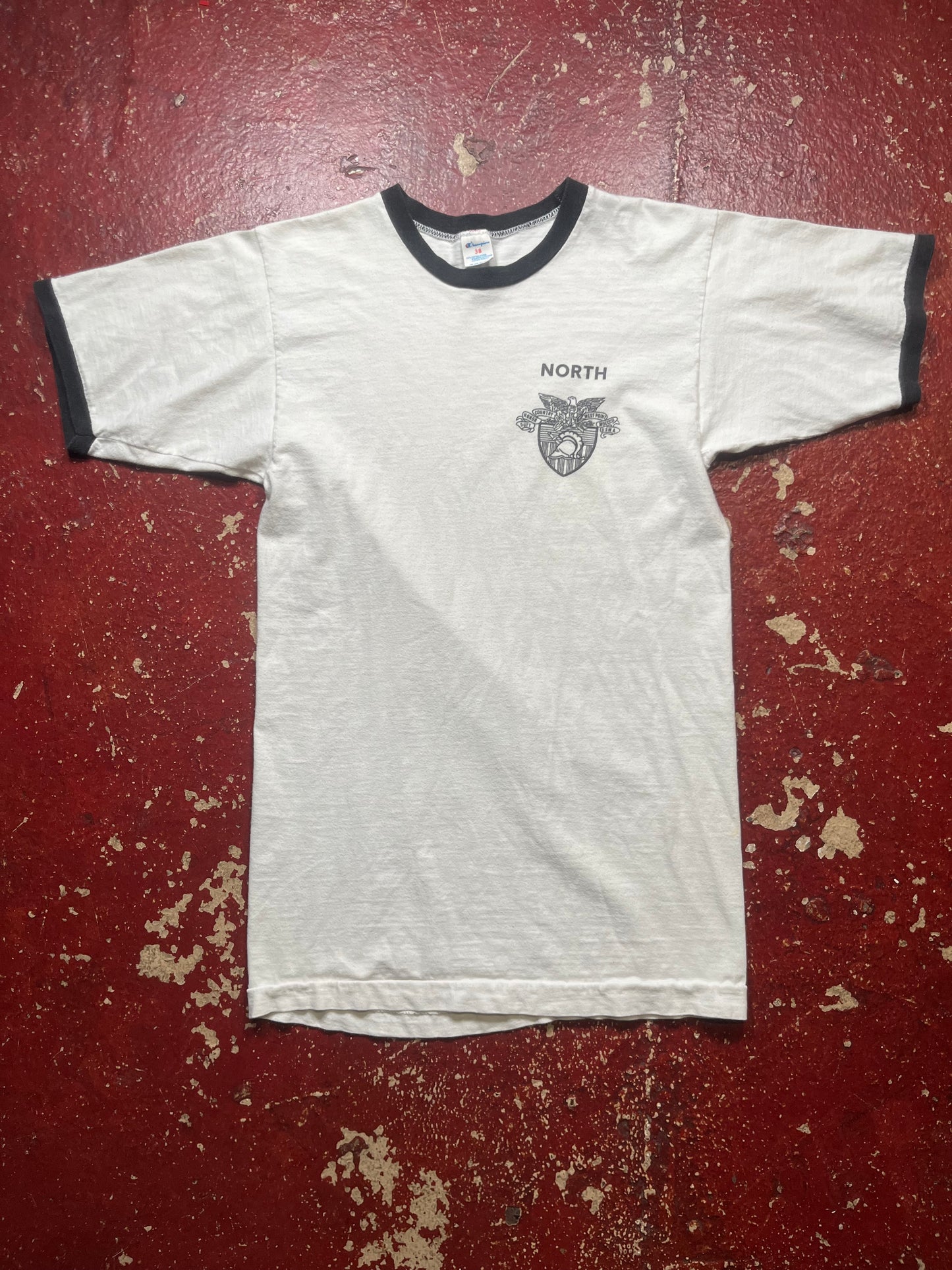 80s Champion North Ringer Tee