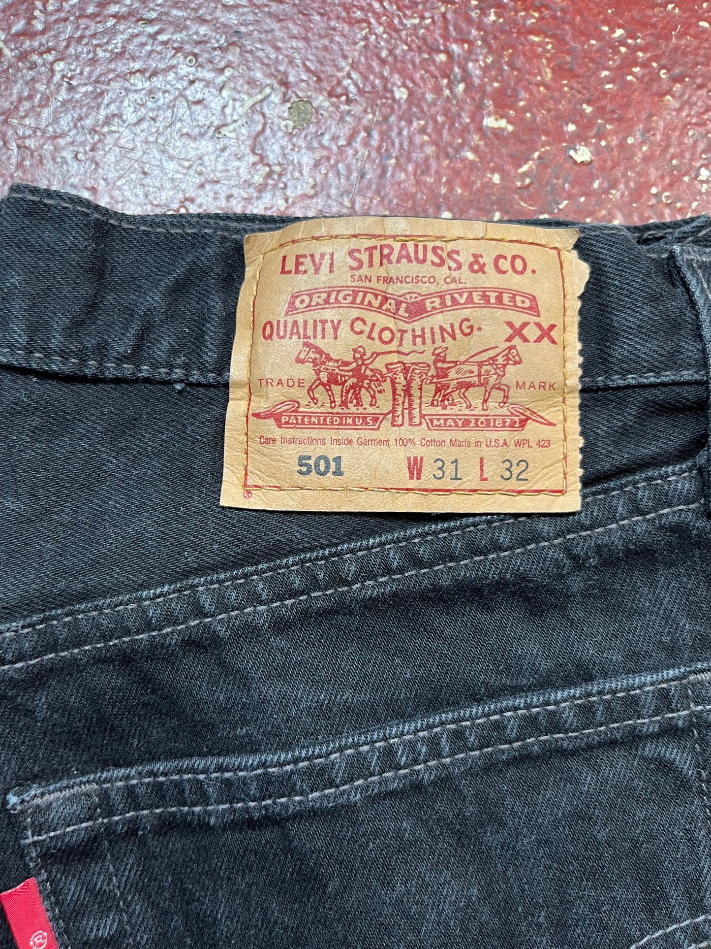 90s Levi’s 501s Black Jeans