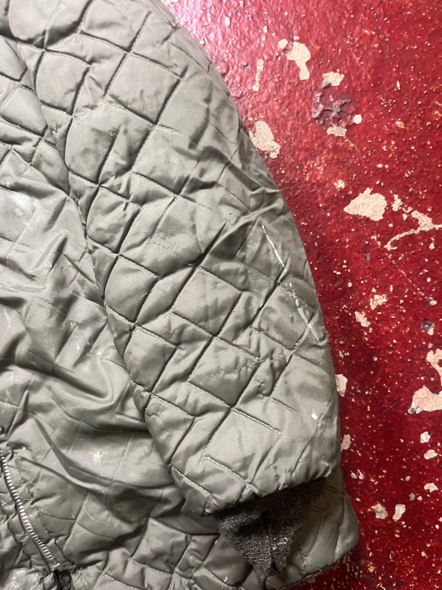 60s Reversible Green Full Zip Jacket