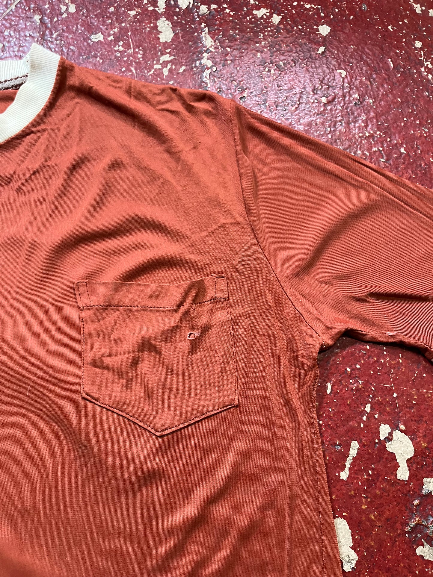 50s/60s Berma Bud Nylon Ringer Tee