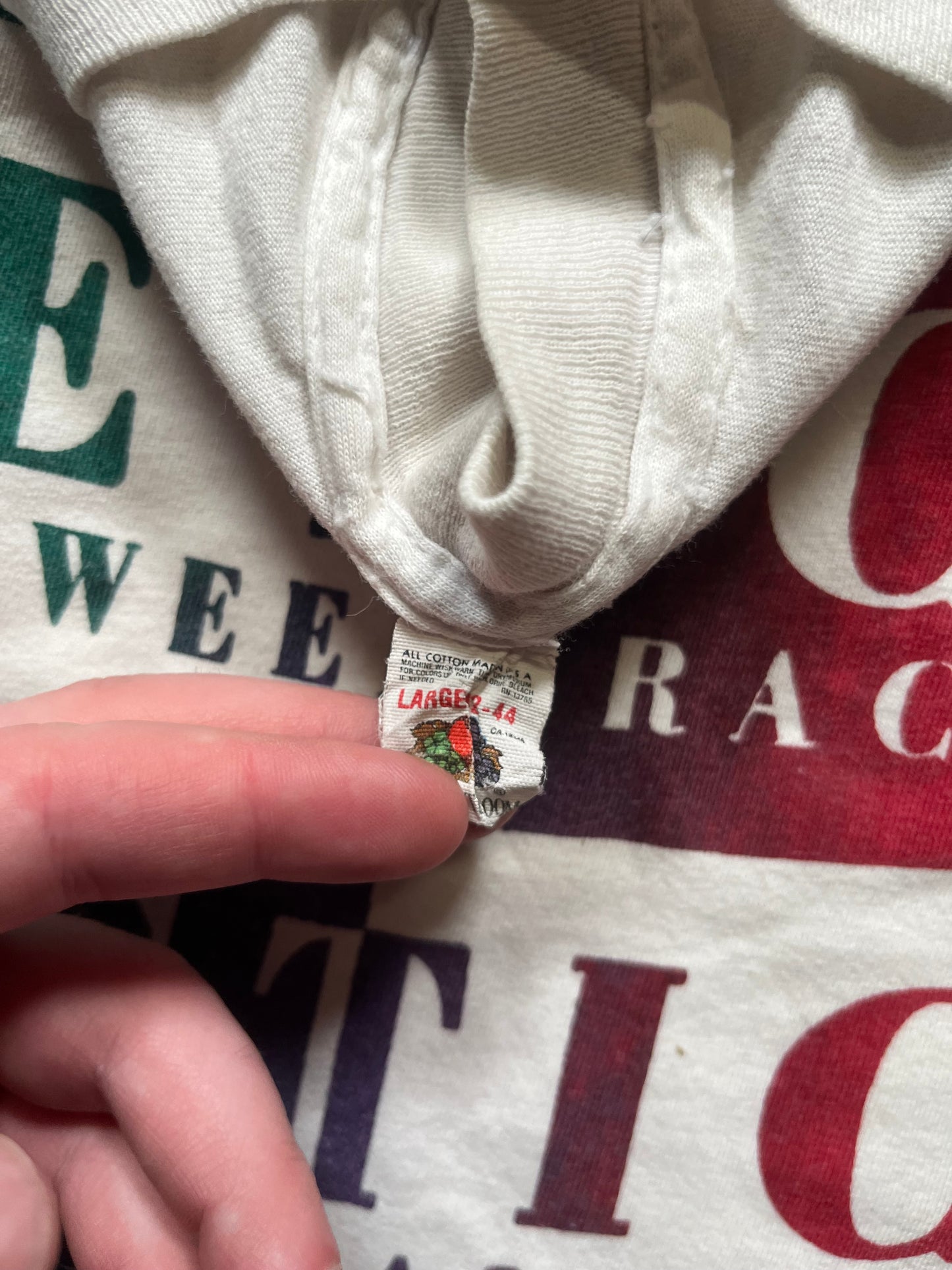 80s Love Peace & Justice Tee