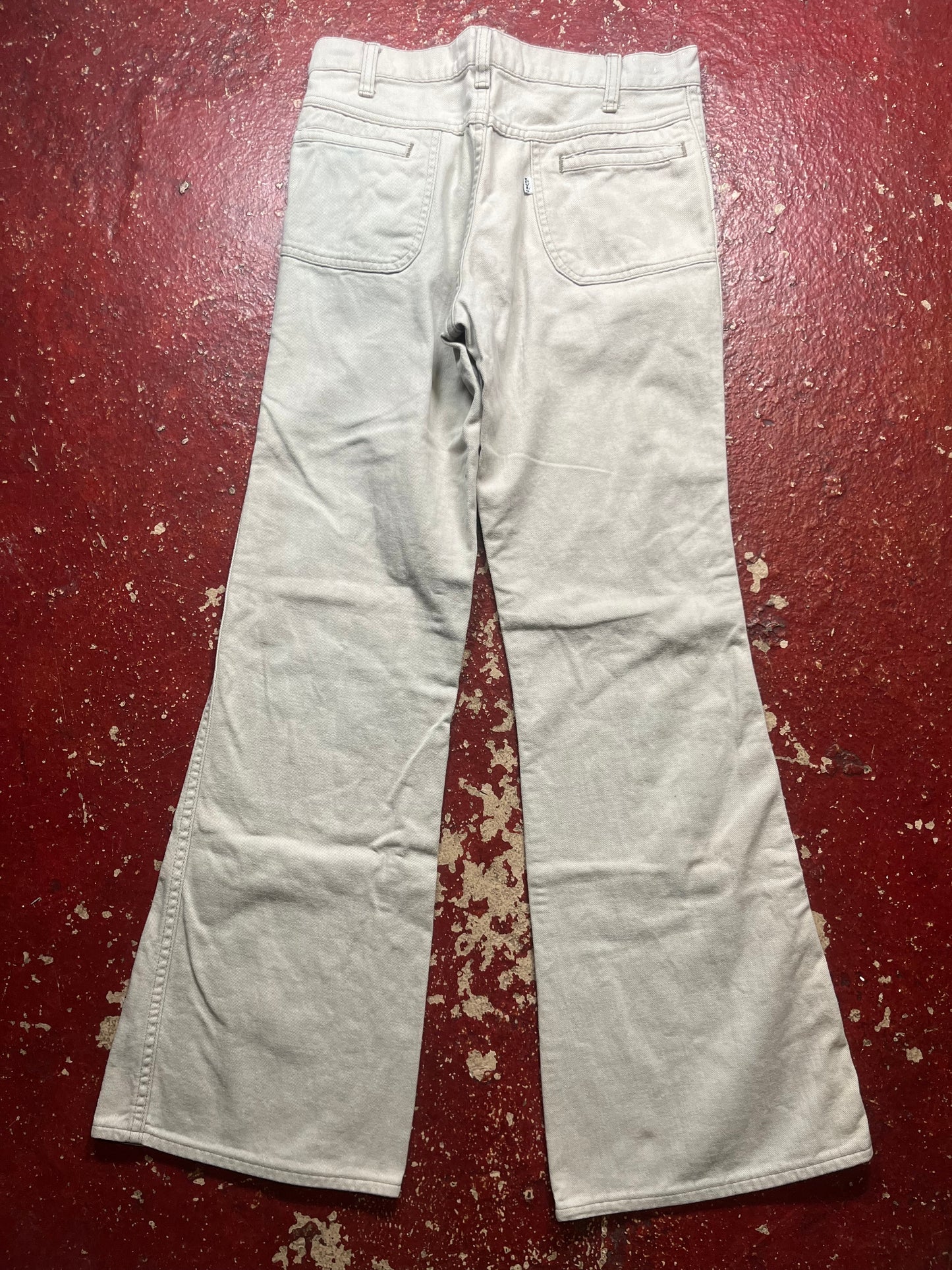 70s Levis Grey Bell Bottom Jeans