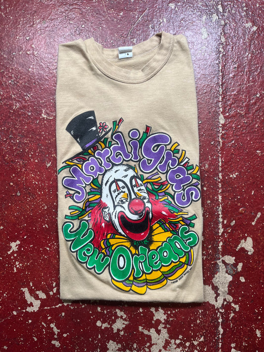 80s Mardi Gras Clown Tee