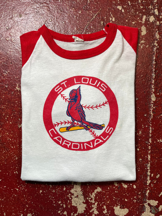 80s St Louis Cardinals Quarter Sleeve Shirt