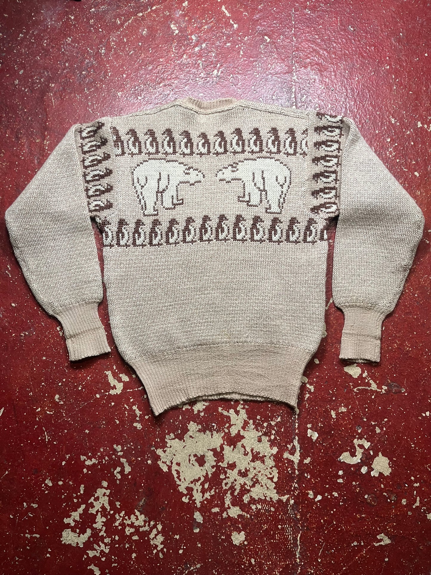 40s Jantzen Arctic Print Sweater