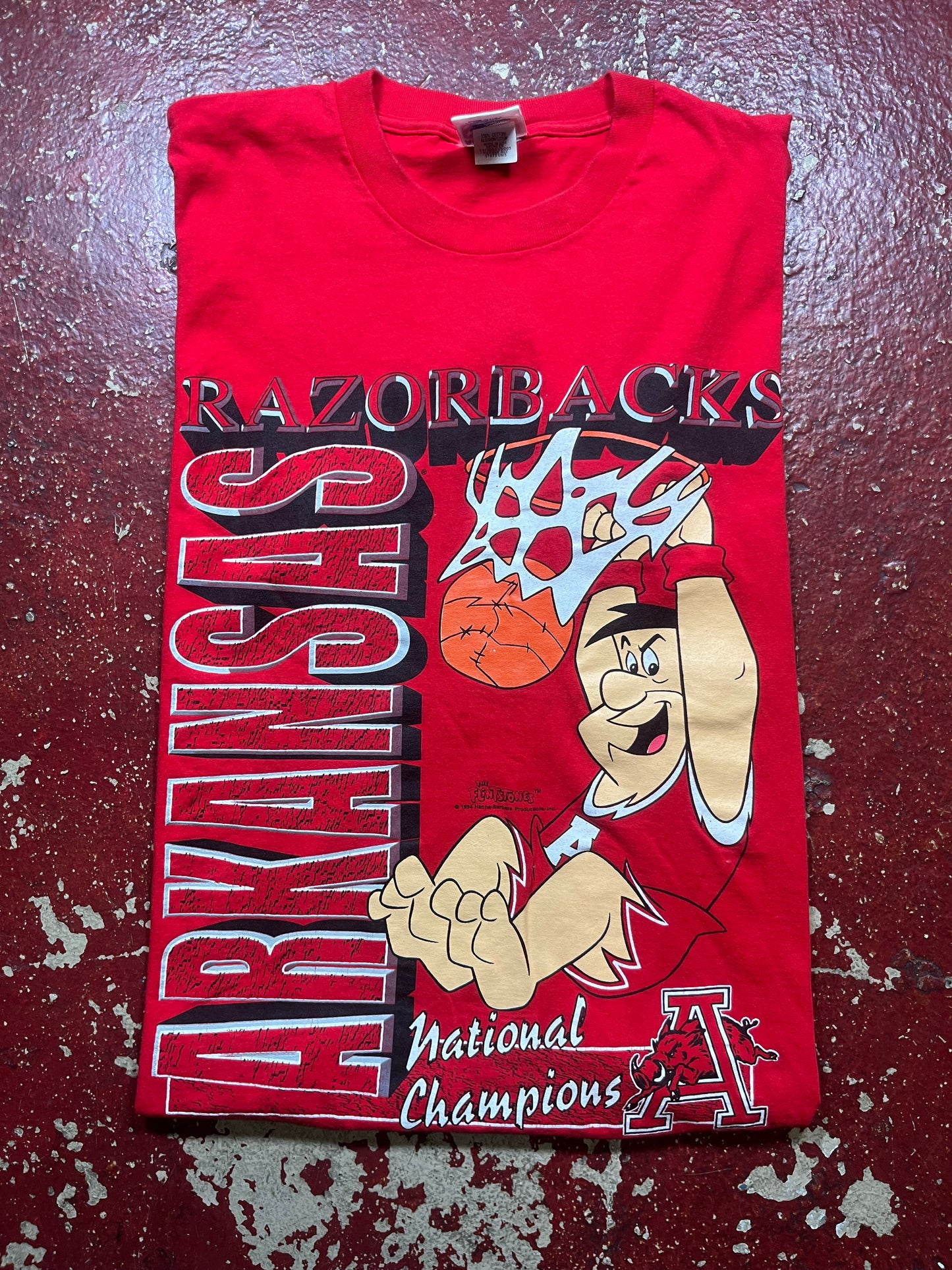 1994 Flintstones Arkansas Tee