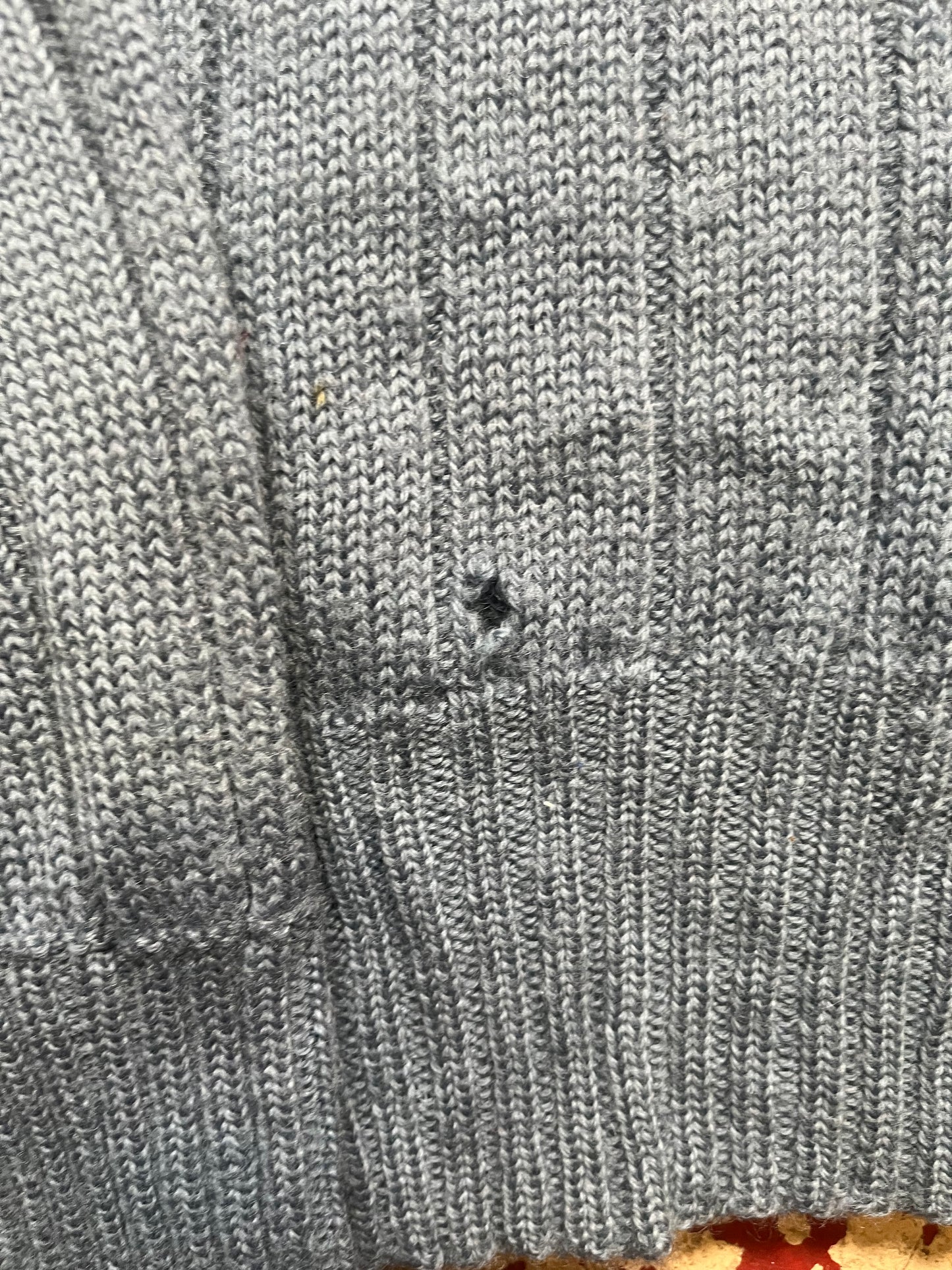 50s Brentwood Blue Vee Neck Sweater