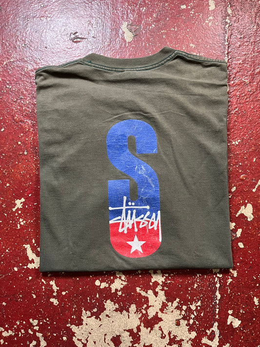 80s/90s Stussy Green Tee