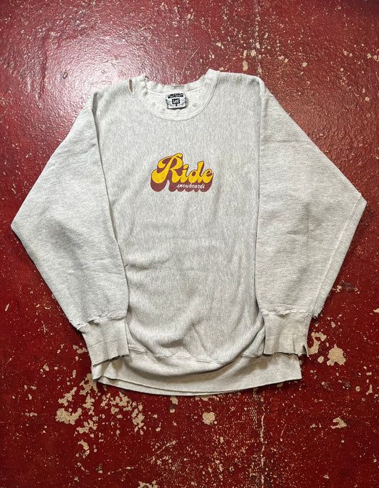 90s Ride Snowboards Crewneck