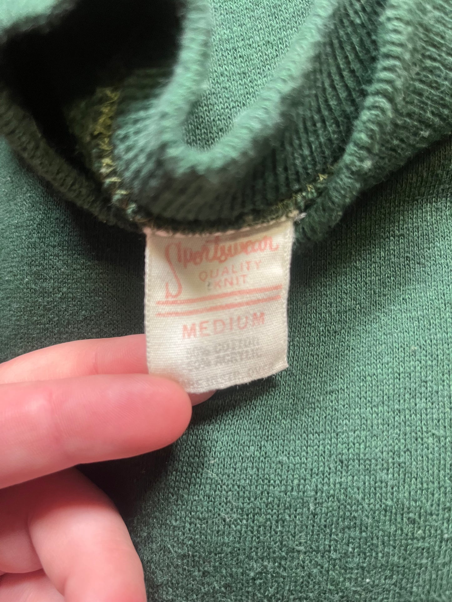 70s/80s Green Sportswear Crewneck