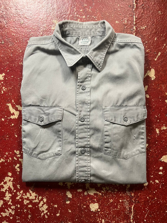 50s Key Grey Work Shirt