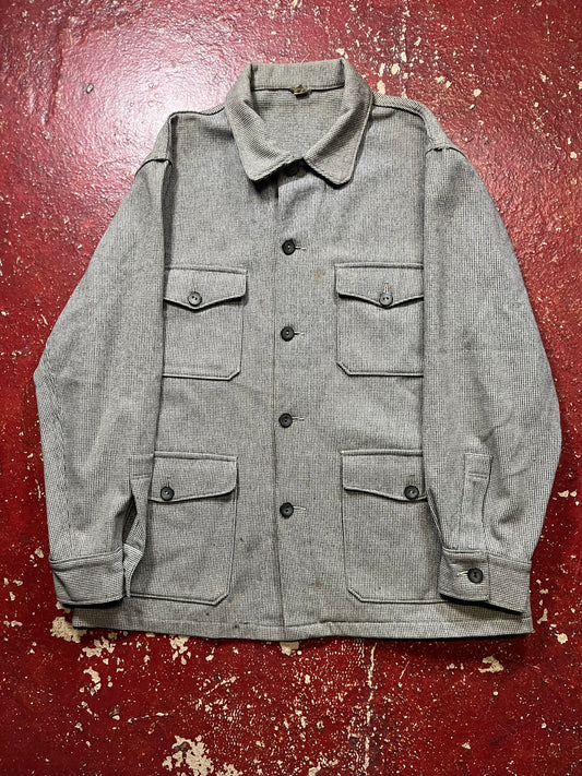 50s Field & Stream White & Black Mackinaw Jacket