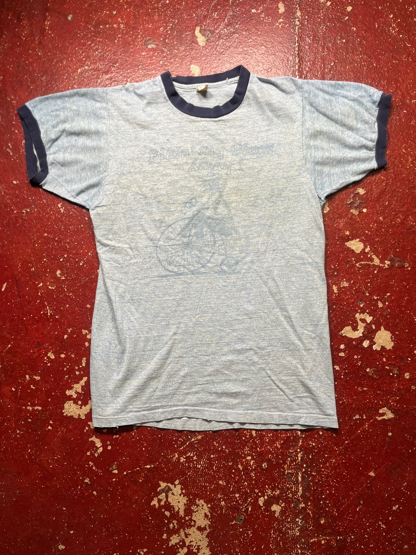 60s/70s Bikin’ My Blues Away Ringer Tee