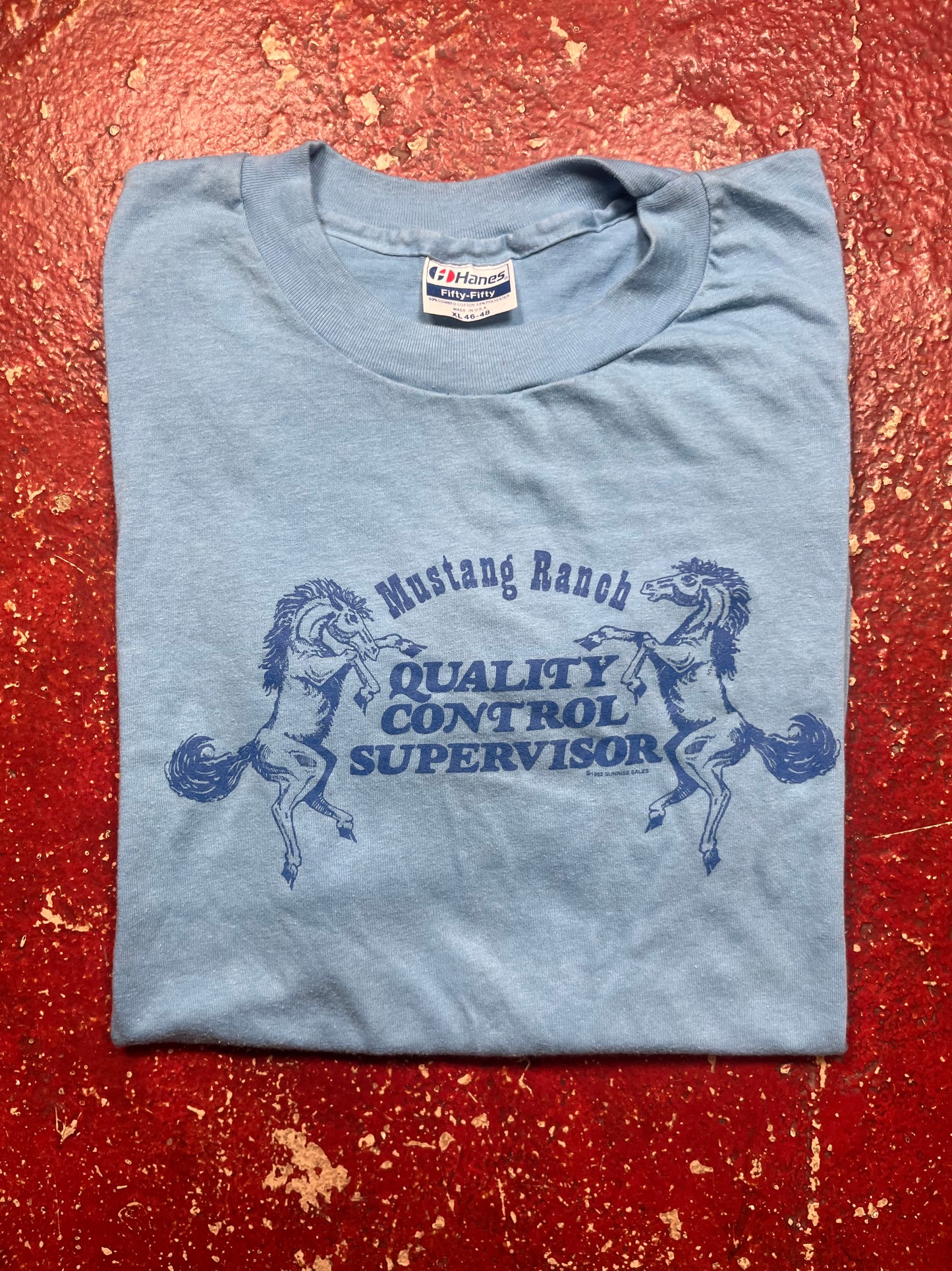 1983 Mustang Ranch “Quality Control Supervisor” Tee