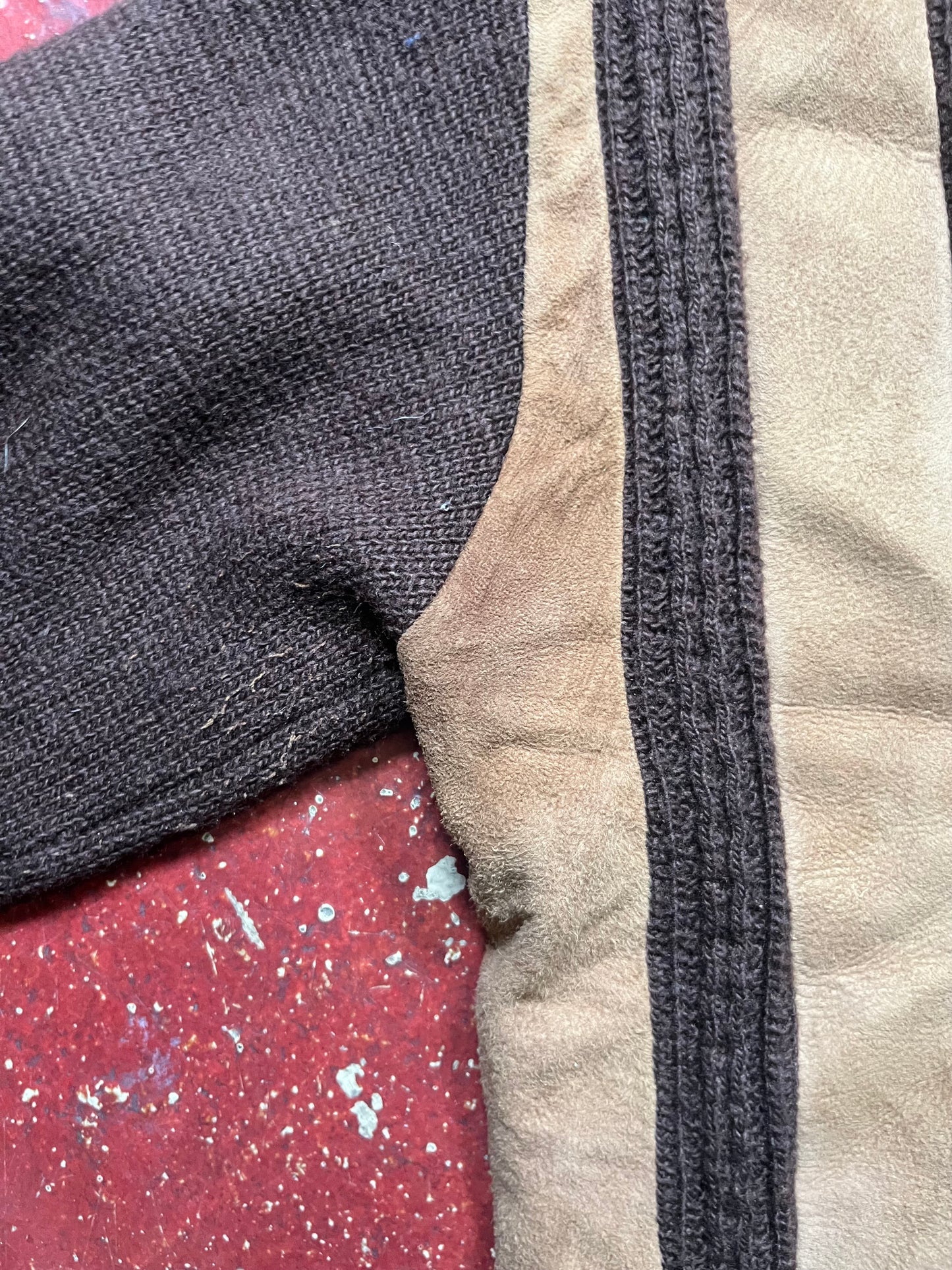 60s Sears Acrylic Brown Cardigan