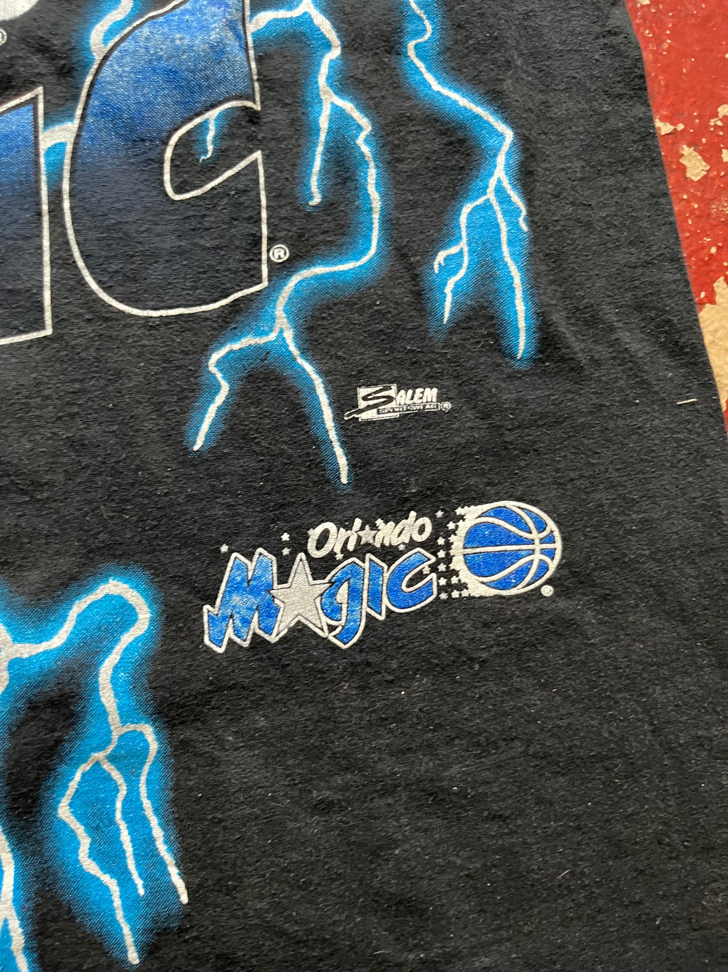 90s Orlando Magic Lighting AOP Tee