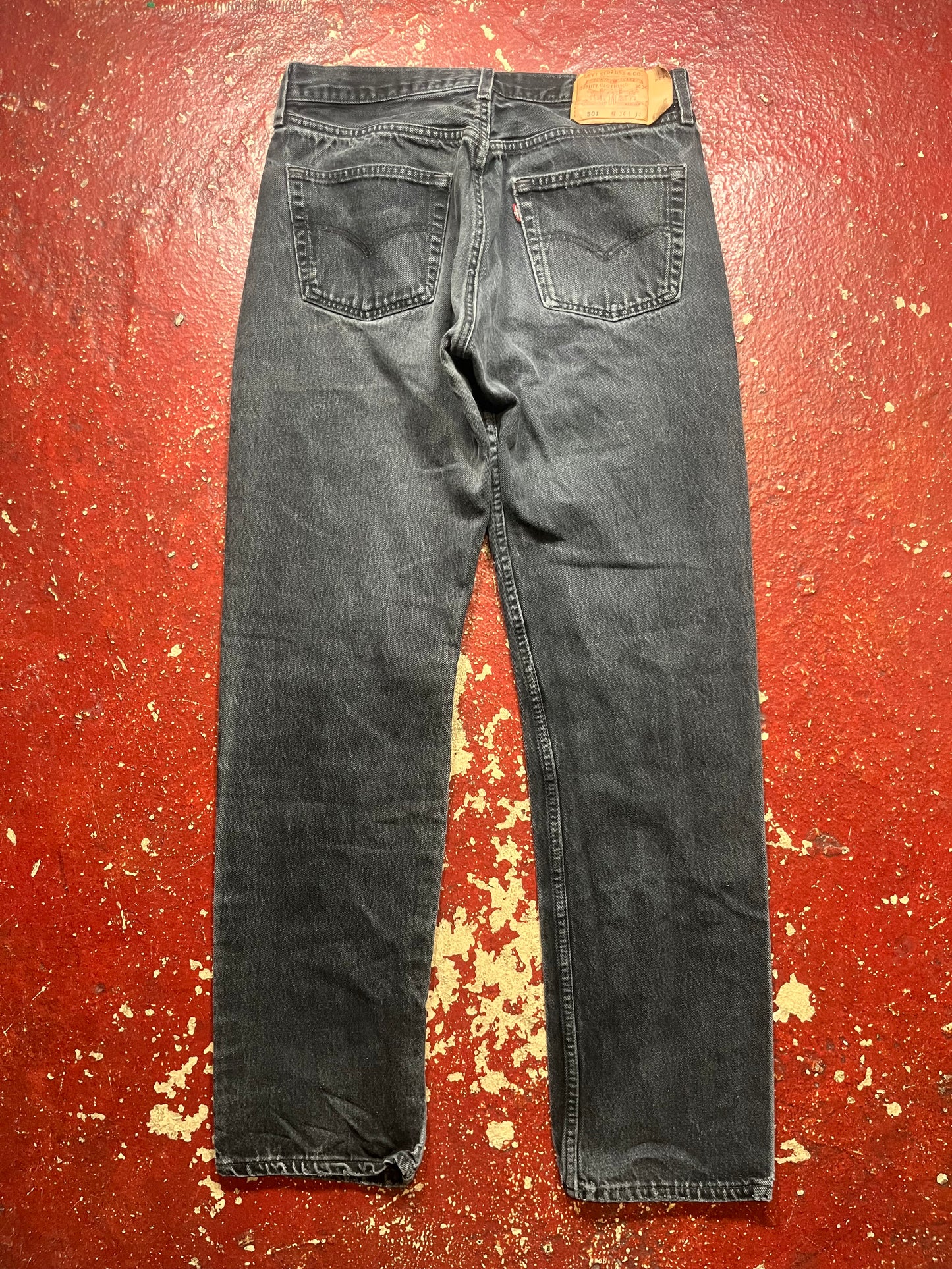 90s Levis 501s Black Jeans