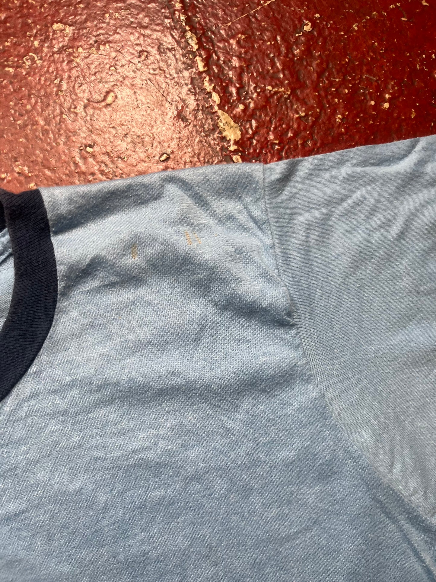 80s America In Space Ringer Tee