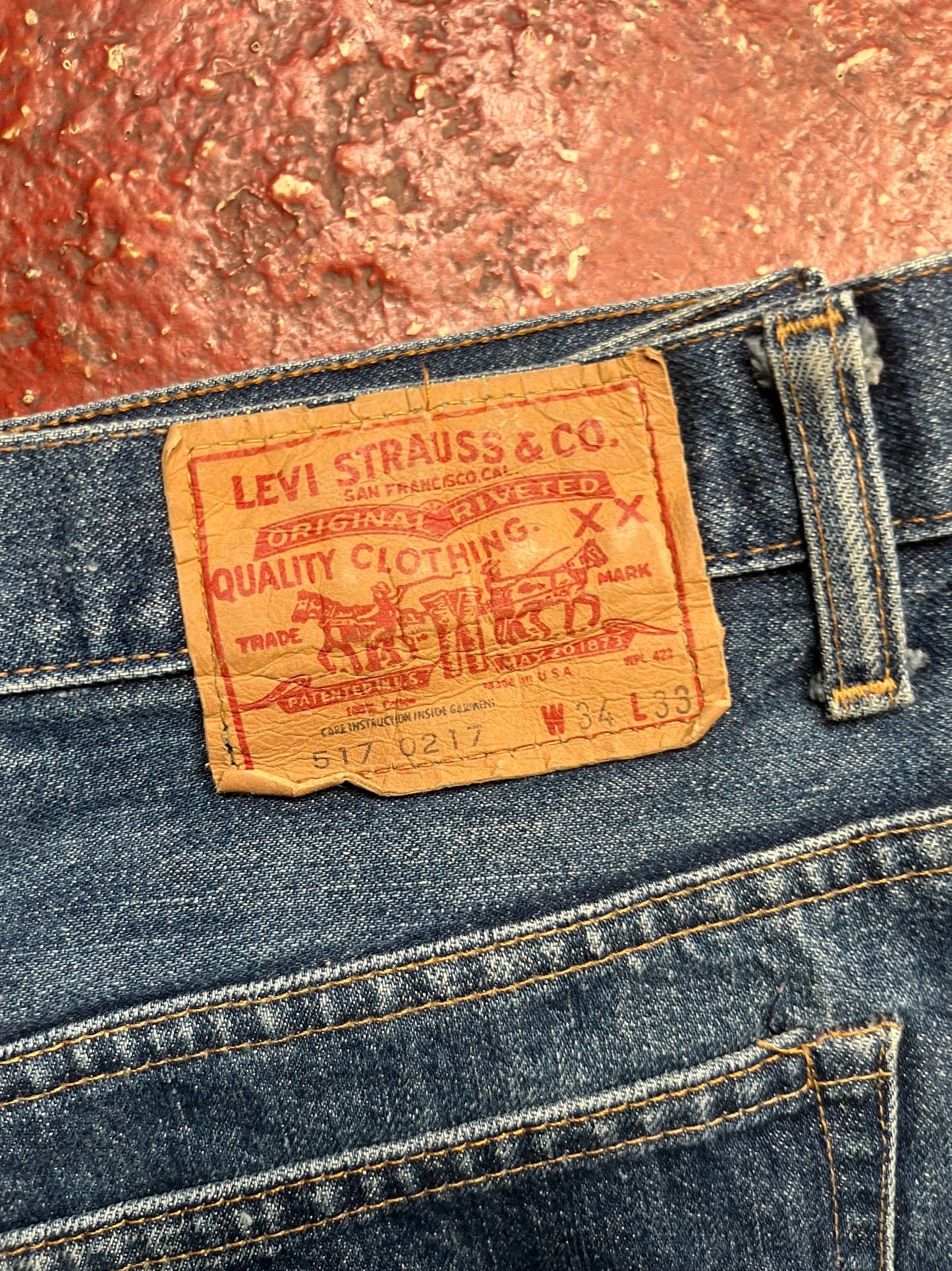 70s Levis 517s Jeans