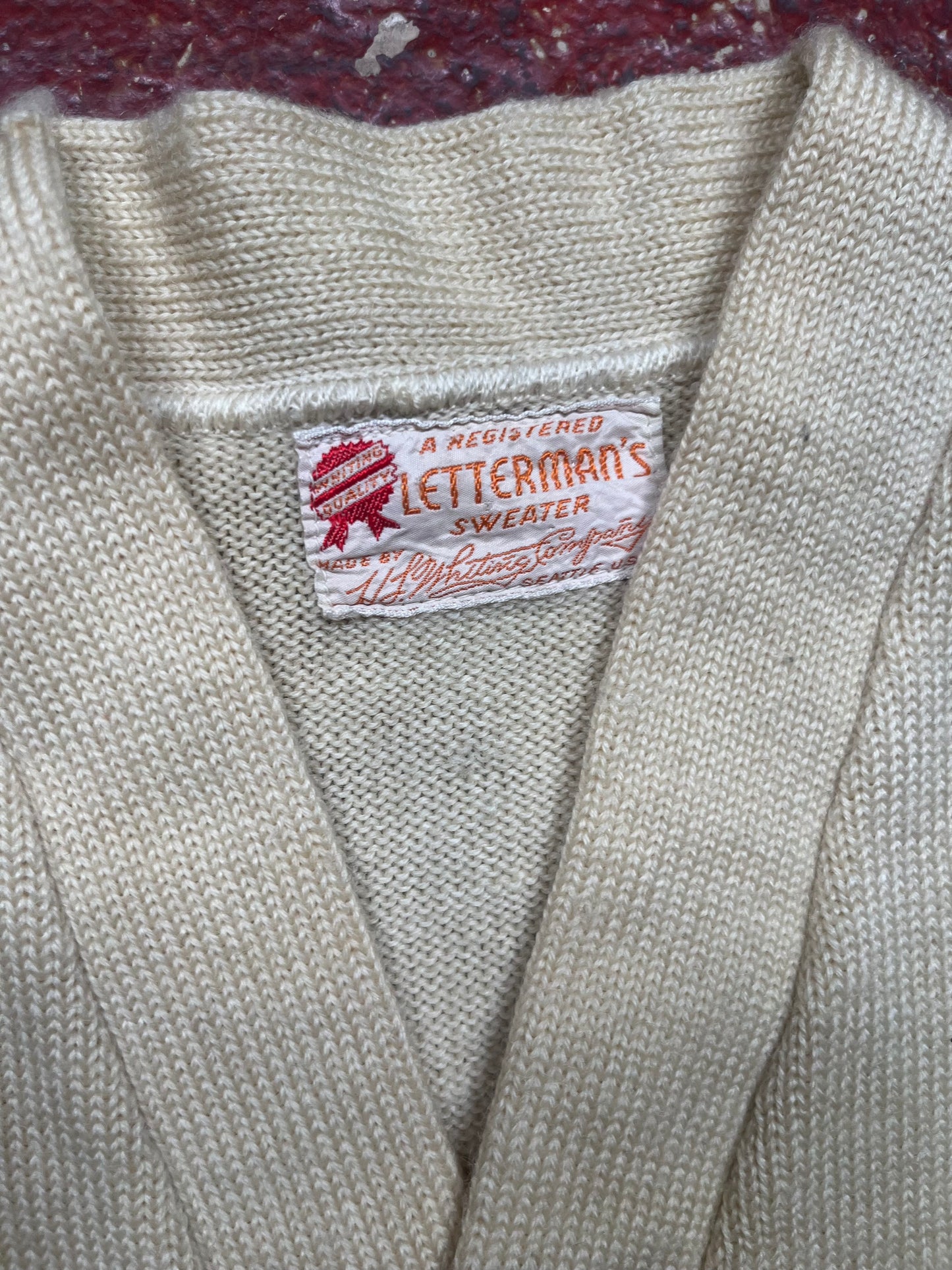 60s/70s Wool Letterman Cardigan