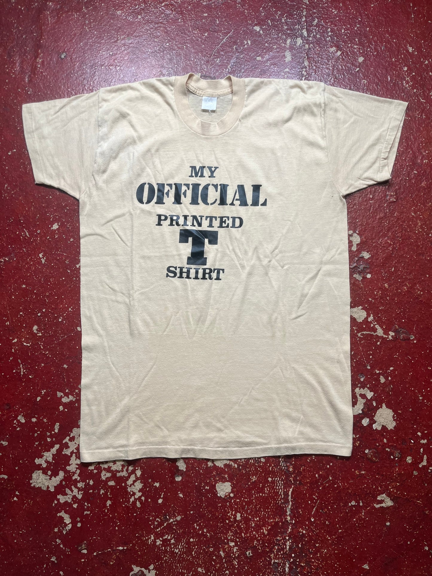 70s/80s Official Printed T Shirt Tee