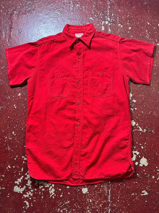 50s Winter King Red Short Sleeve Shirt