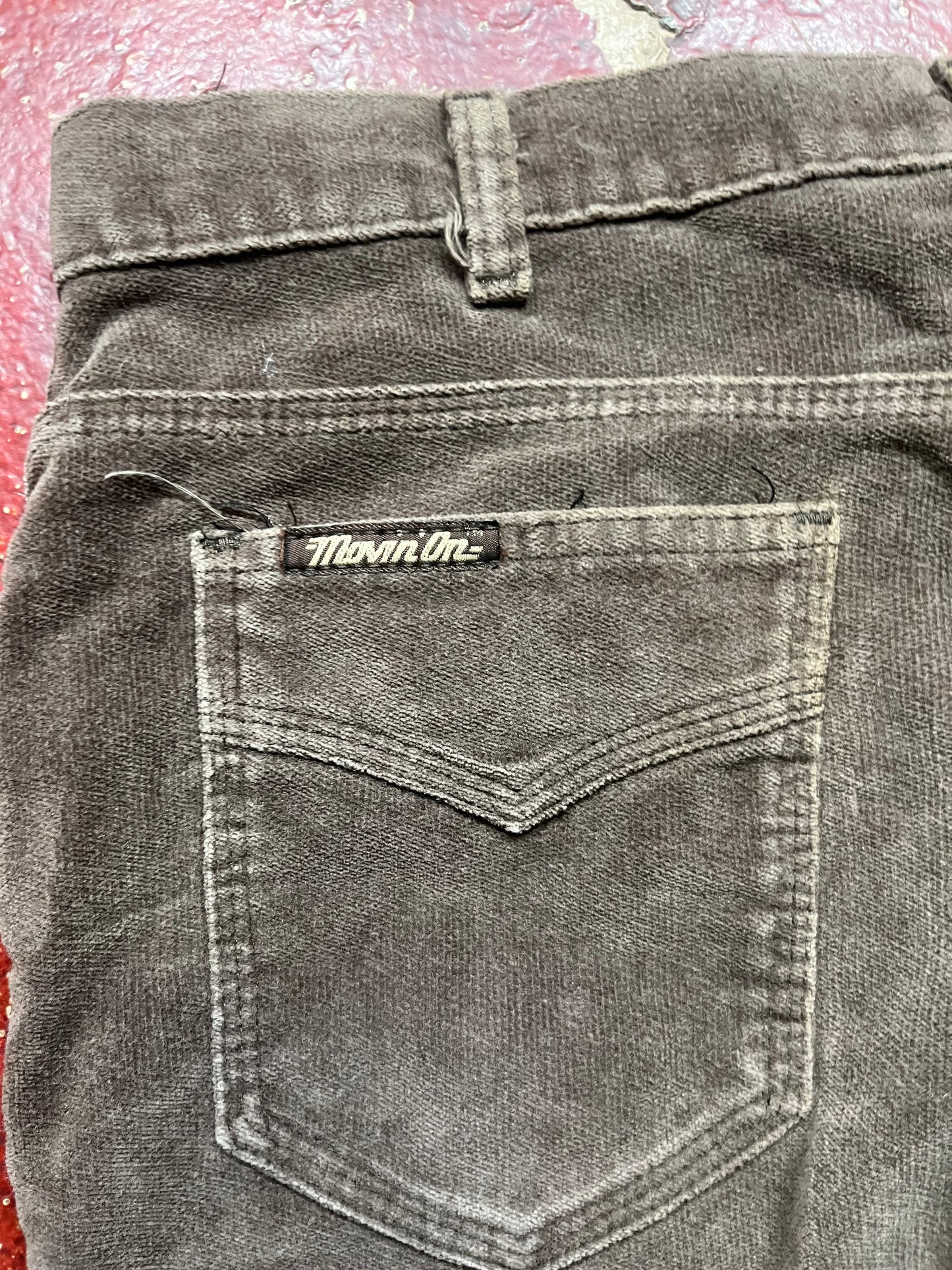 70s Levi’s Movin On Corduroy Brown Pants