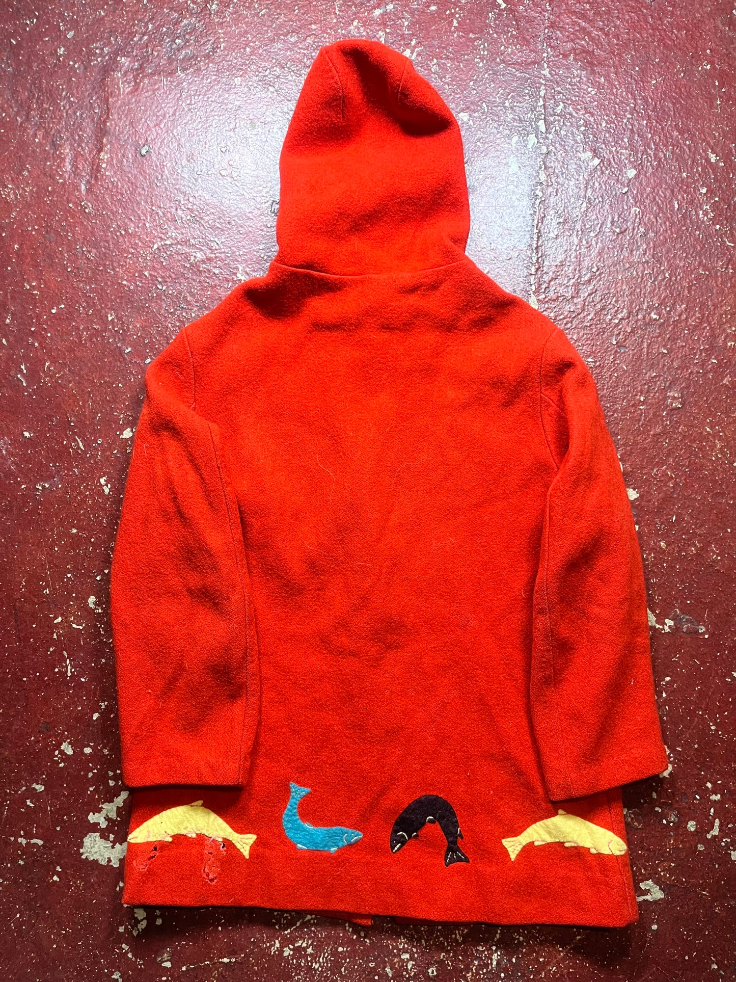 50s Home Made Wool Full Zip Jacket