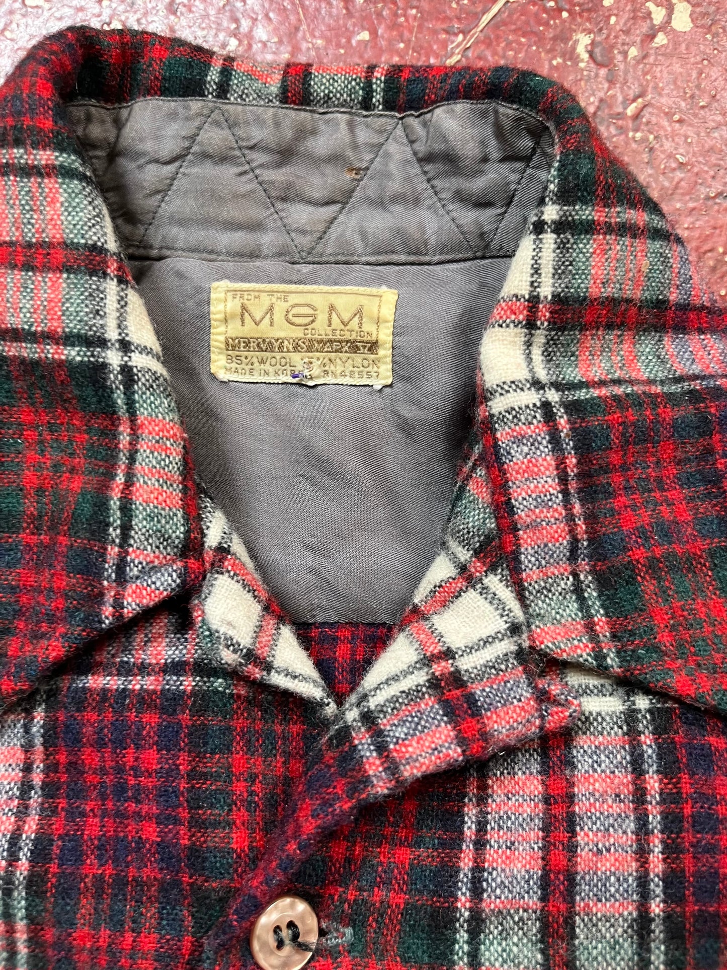 60s MGM Loop Collar Flannel