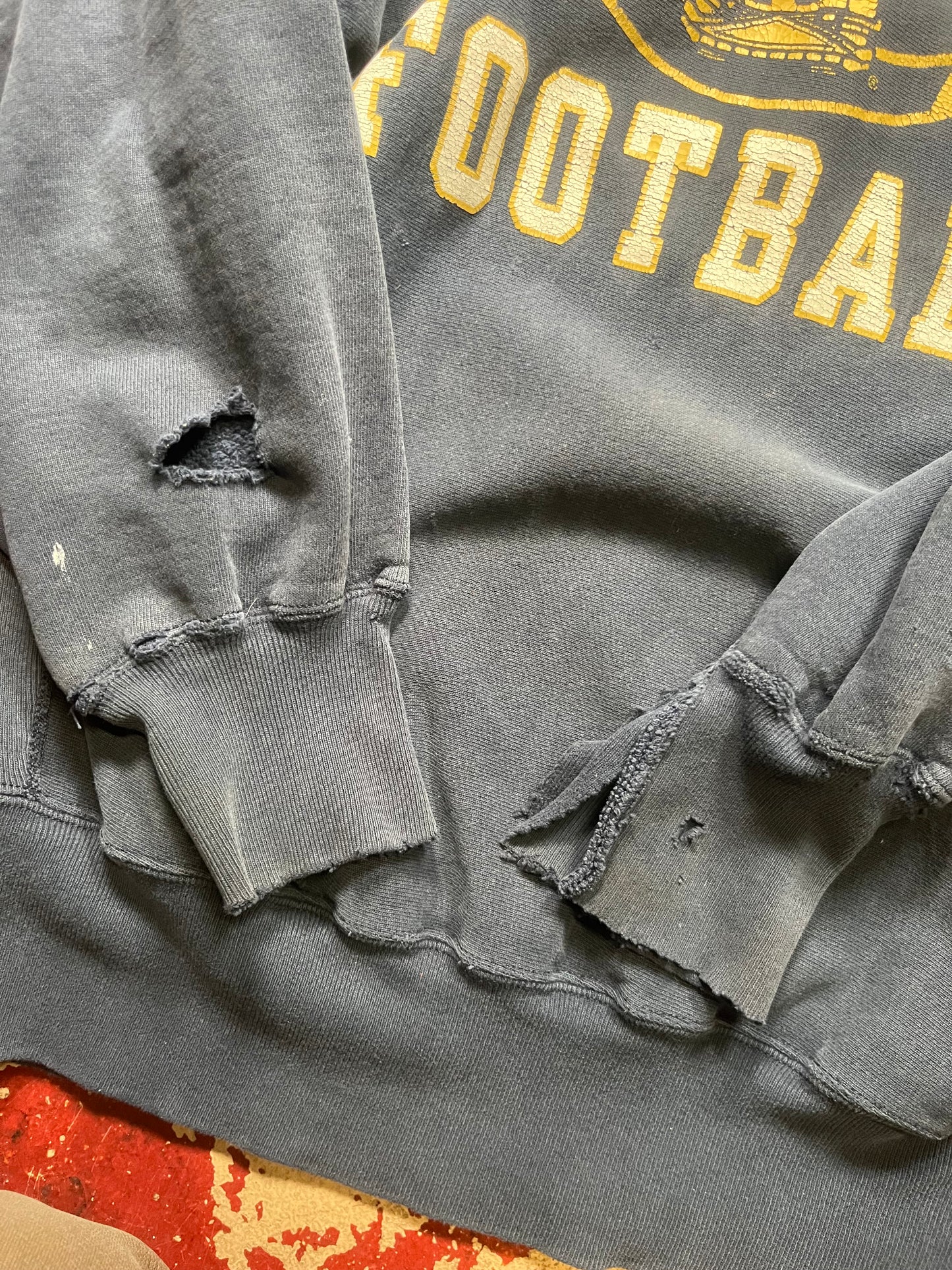 90s Champion Reverse Weave Norte Dame Football Crewneck