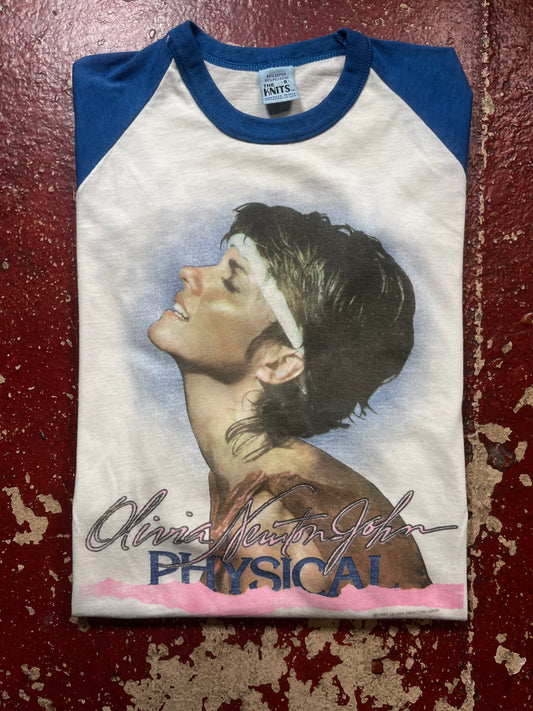 1982 Olivia Newton John “Physical” Quarter Sleeve Shirt