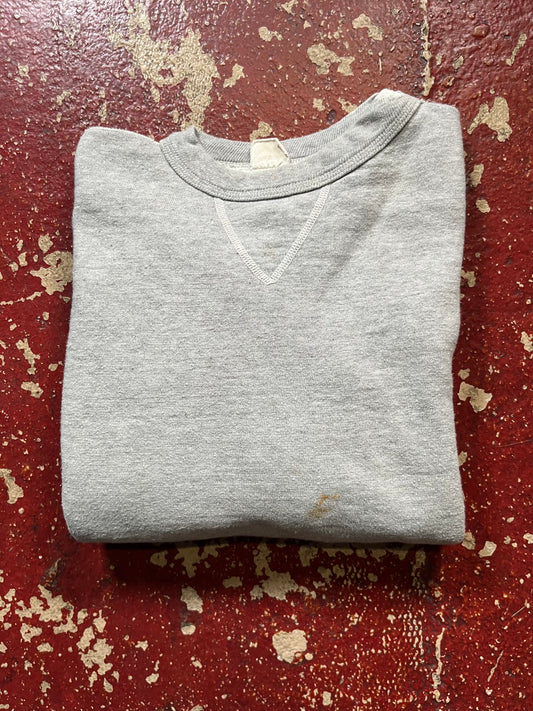 50s Fruit Of The Loom Grey Single V Crewneck