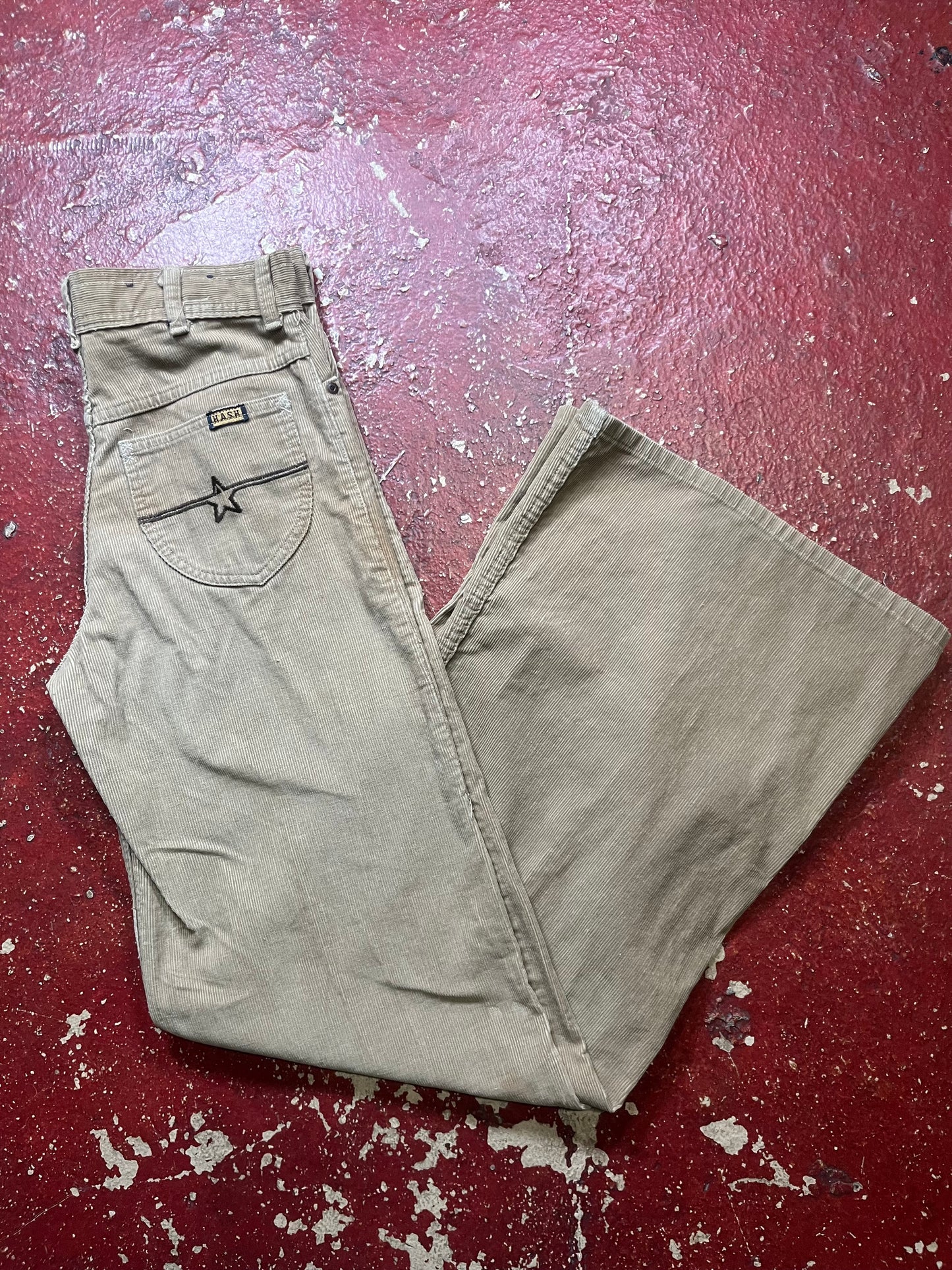 80s Hash Corduroy Bell Bottom Pants