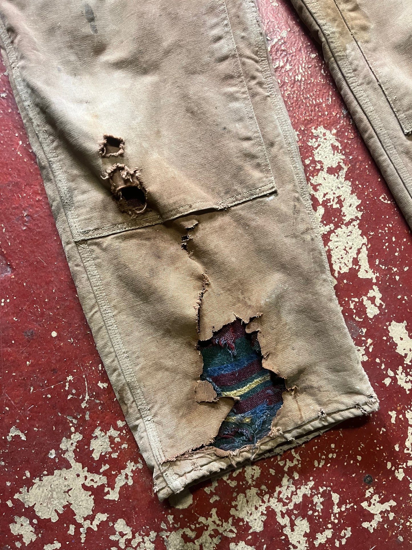 40s Carhartt Wool Lined Overalls