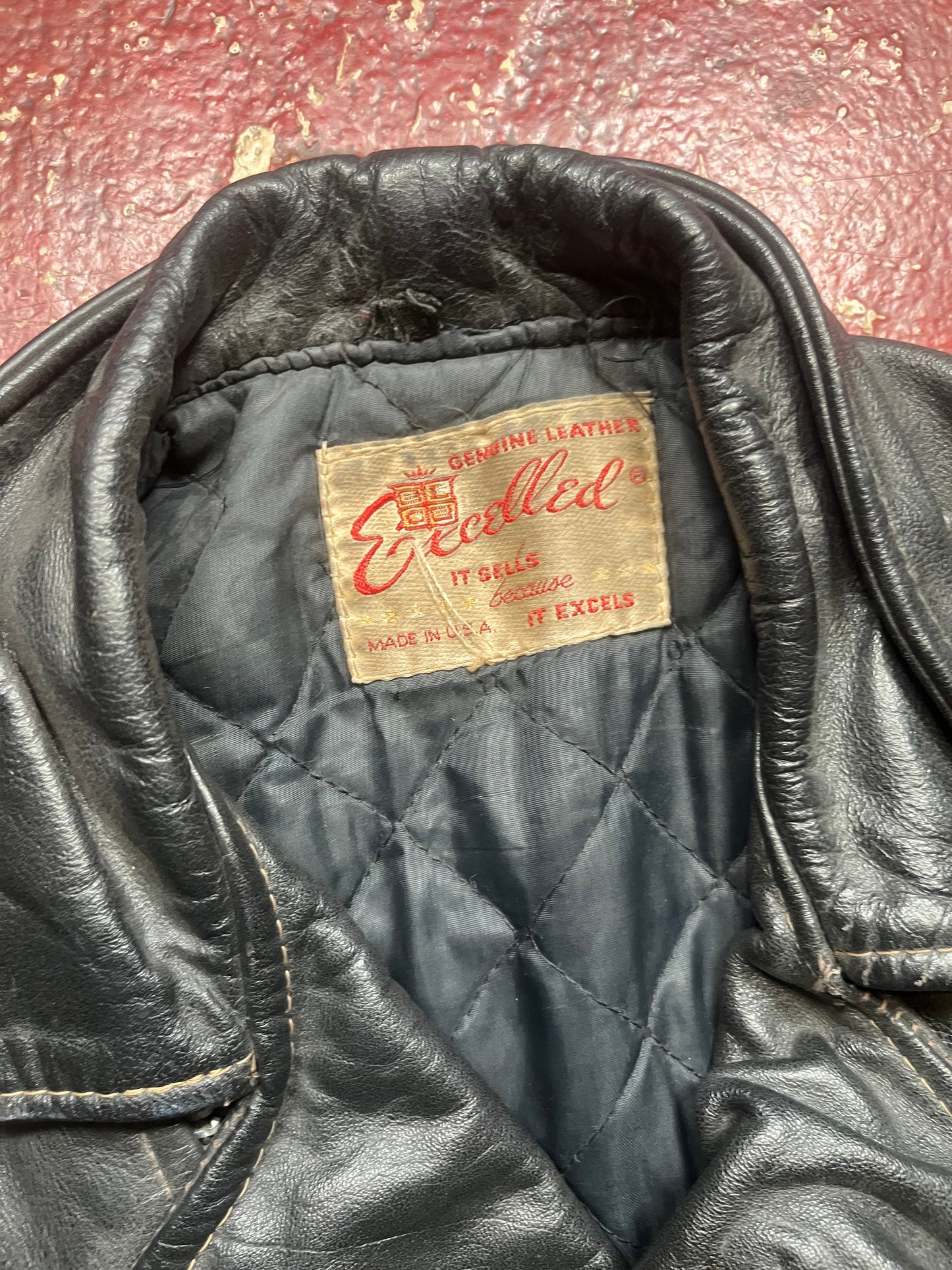 60s Excelled Leather Jacket