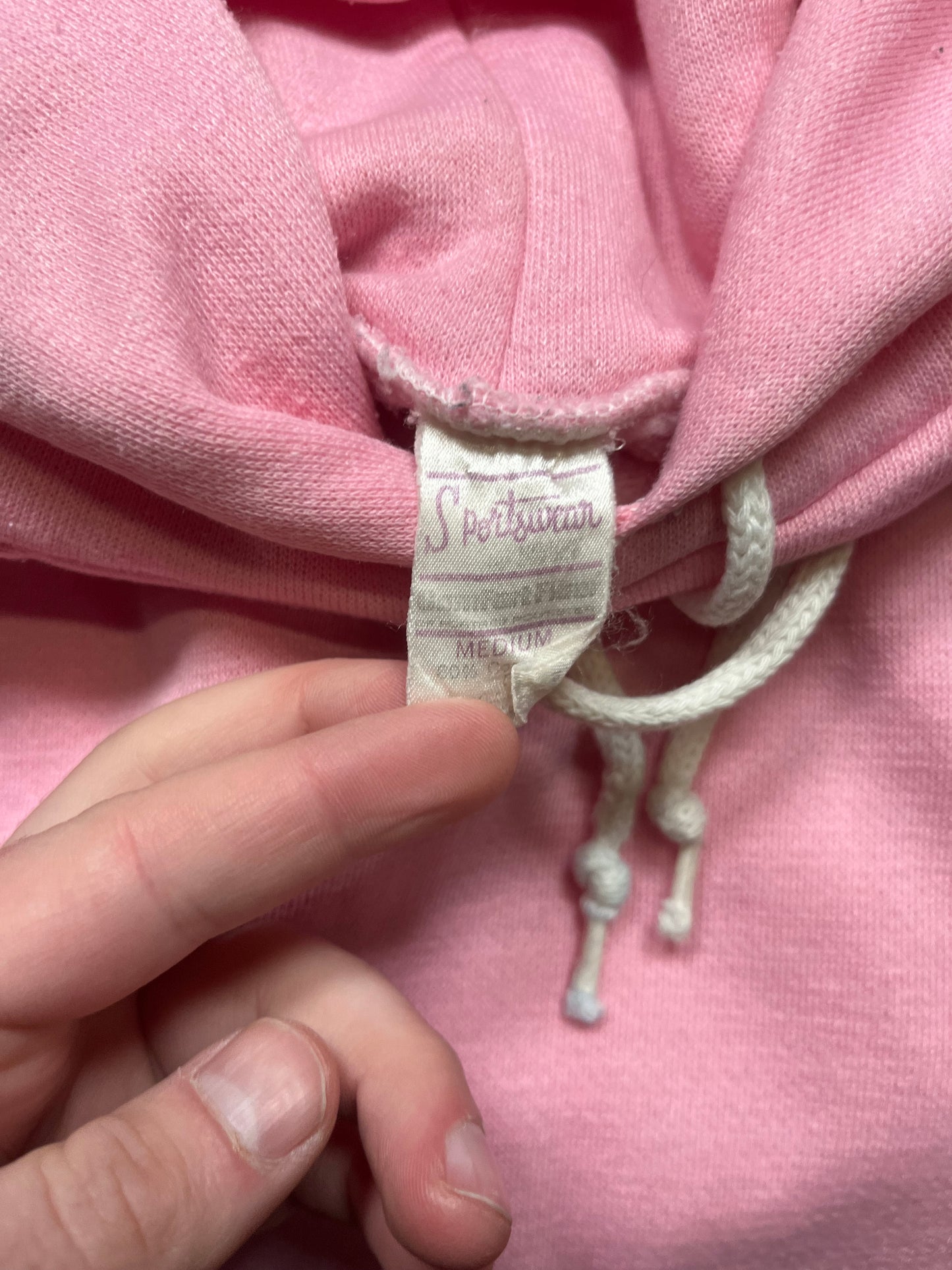 80s Pink Hoodie