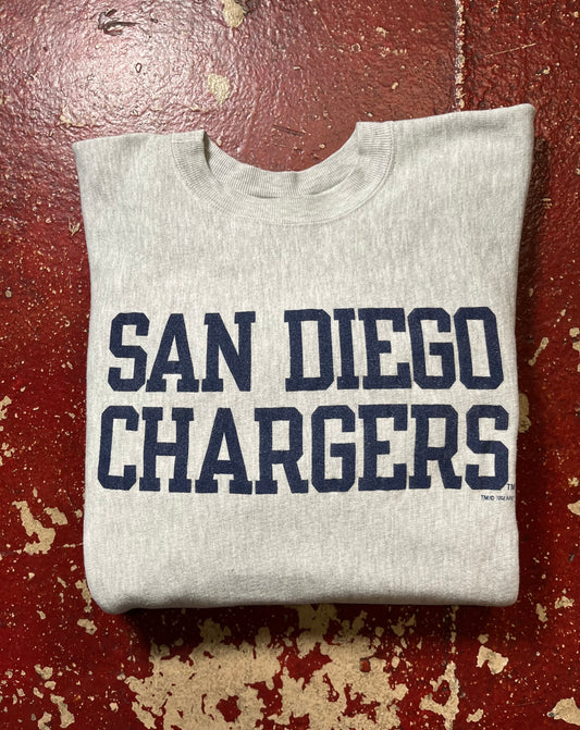 1994 San Diego Chargers Champion Reverse Weave Crewneck