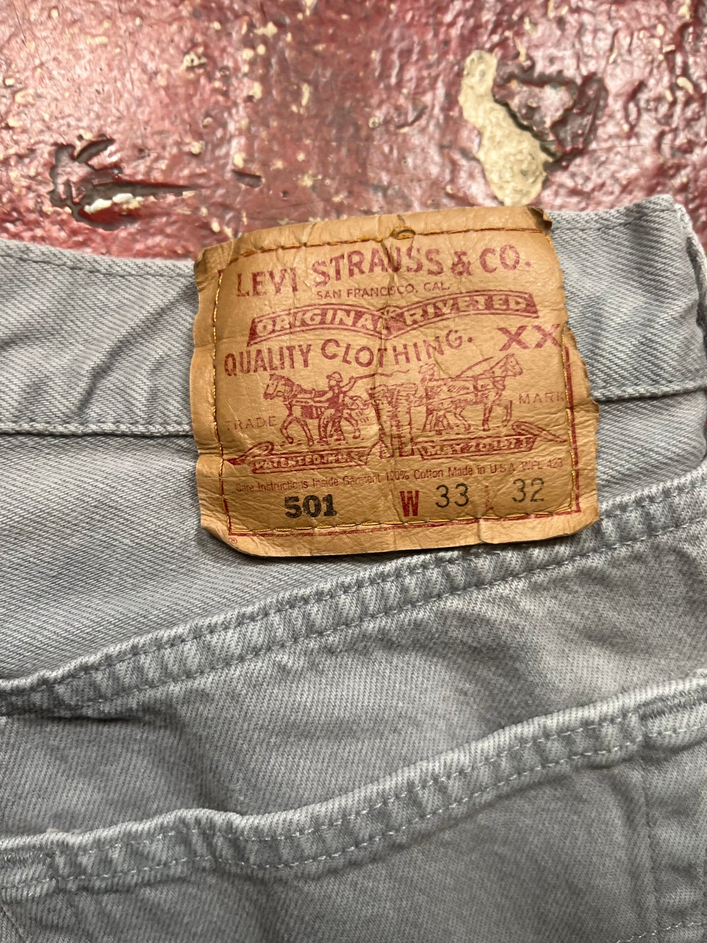 90s Grey Levi’s 501s Jeans