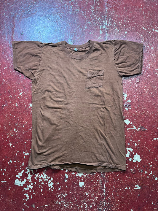 60s/70s Brown Pocket Tee