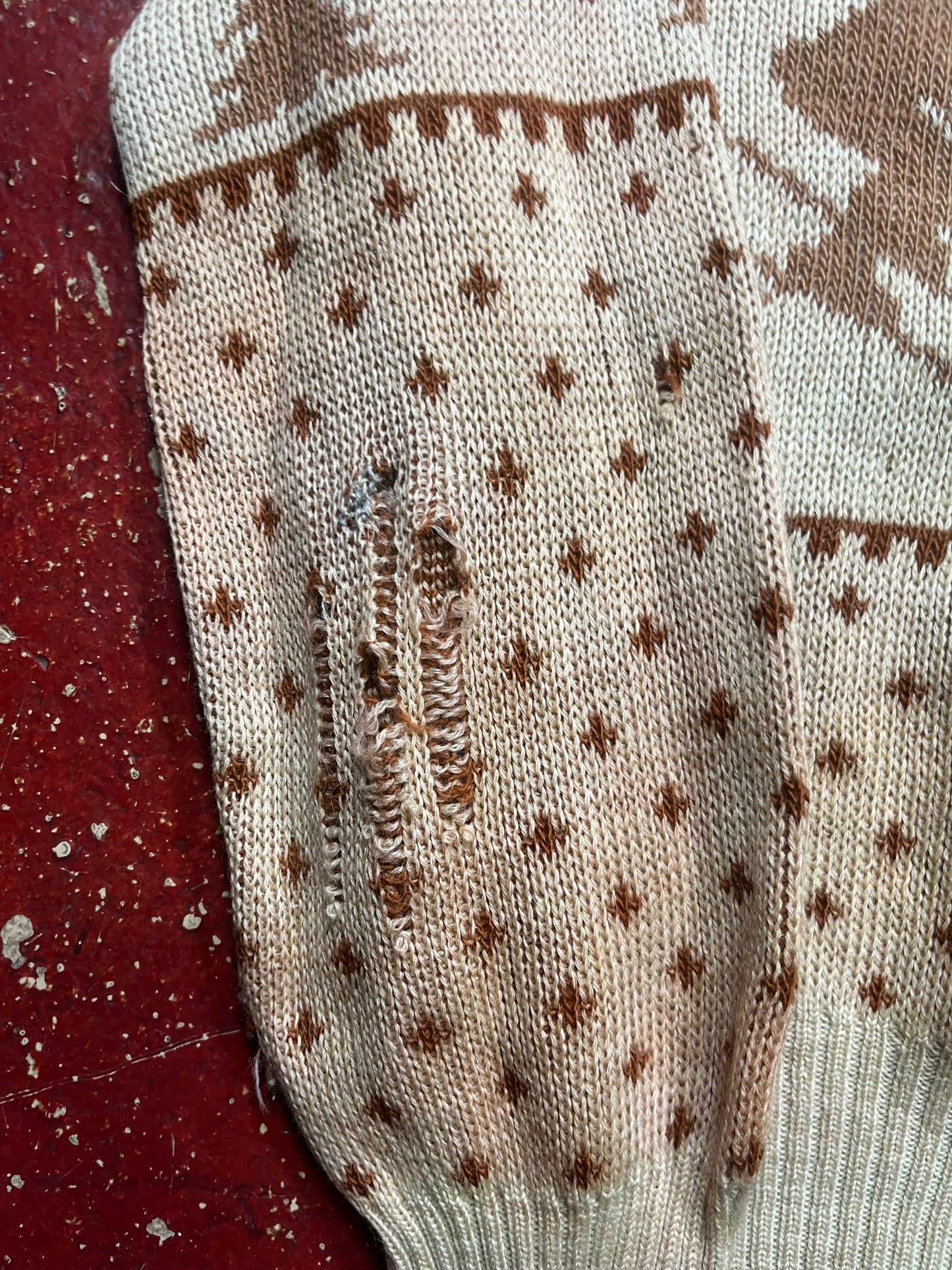 40s/50s Jersild Skiing Wool Sweater