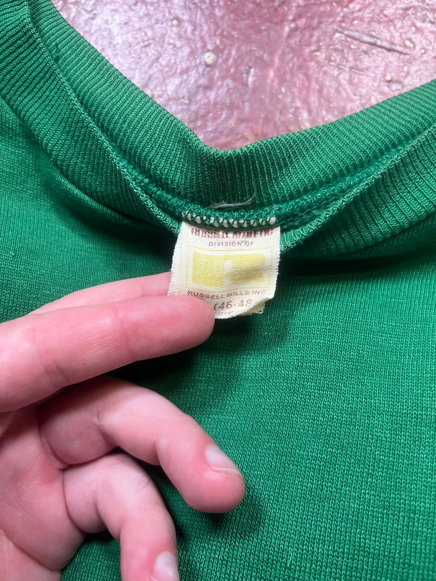 70s Russell Green Crewneck