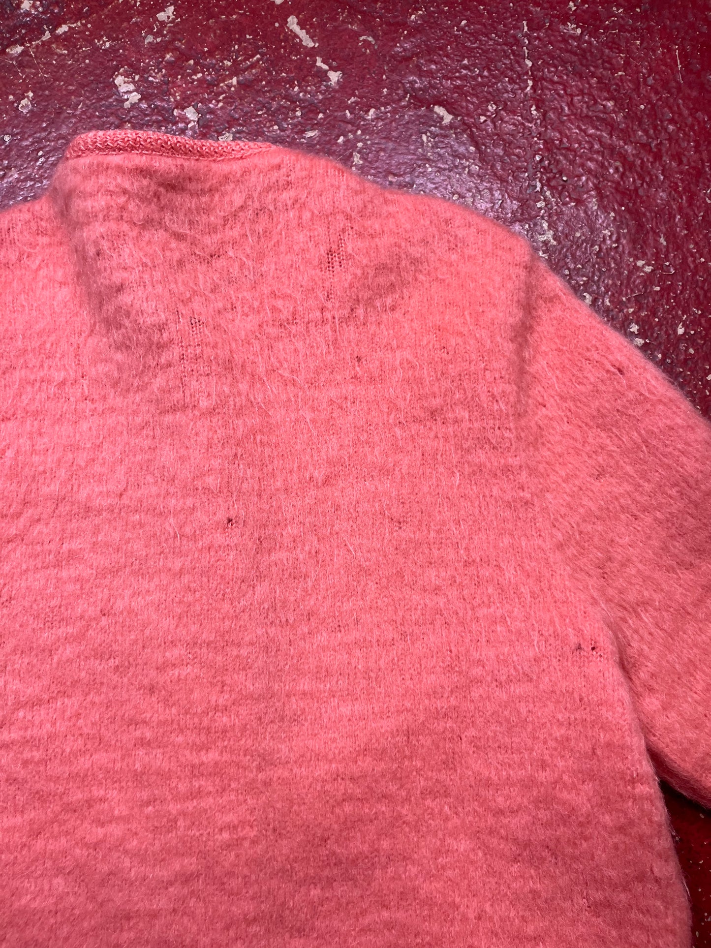 60s Jantzen Pink Mohair Cardigan