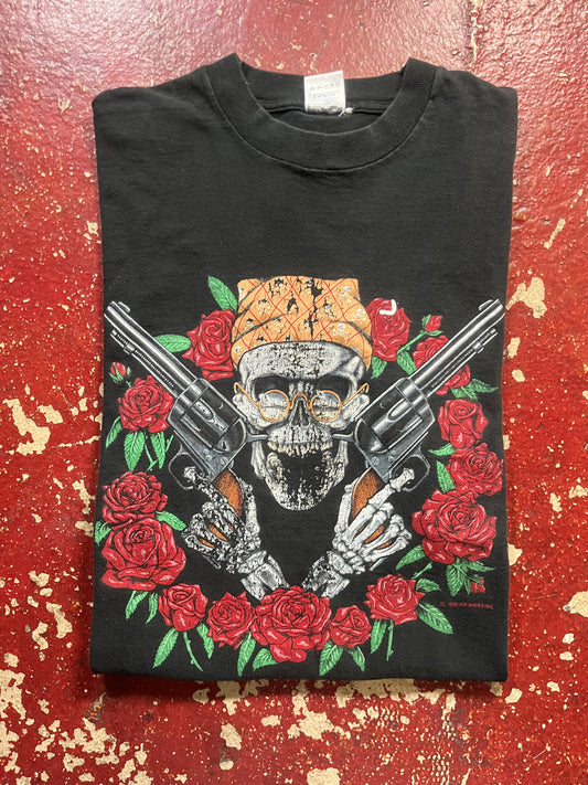 90s Roses & Skull Tee