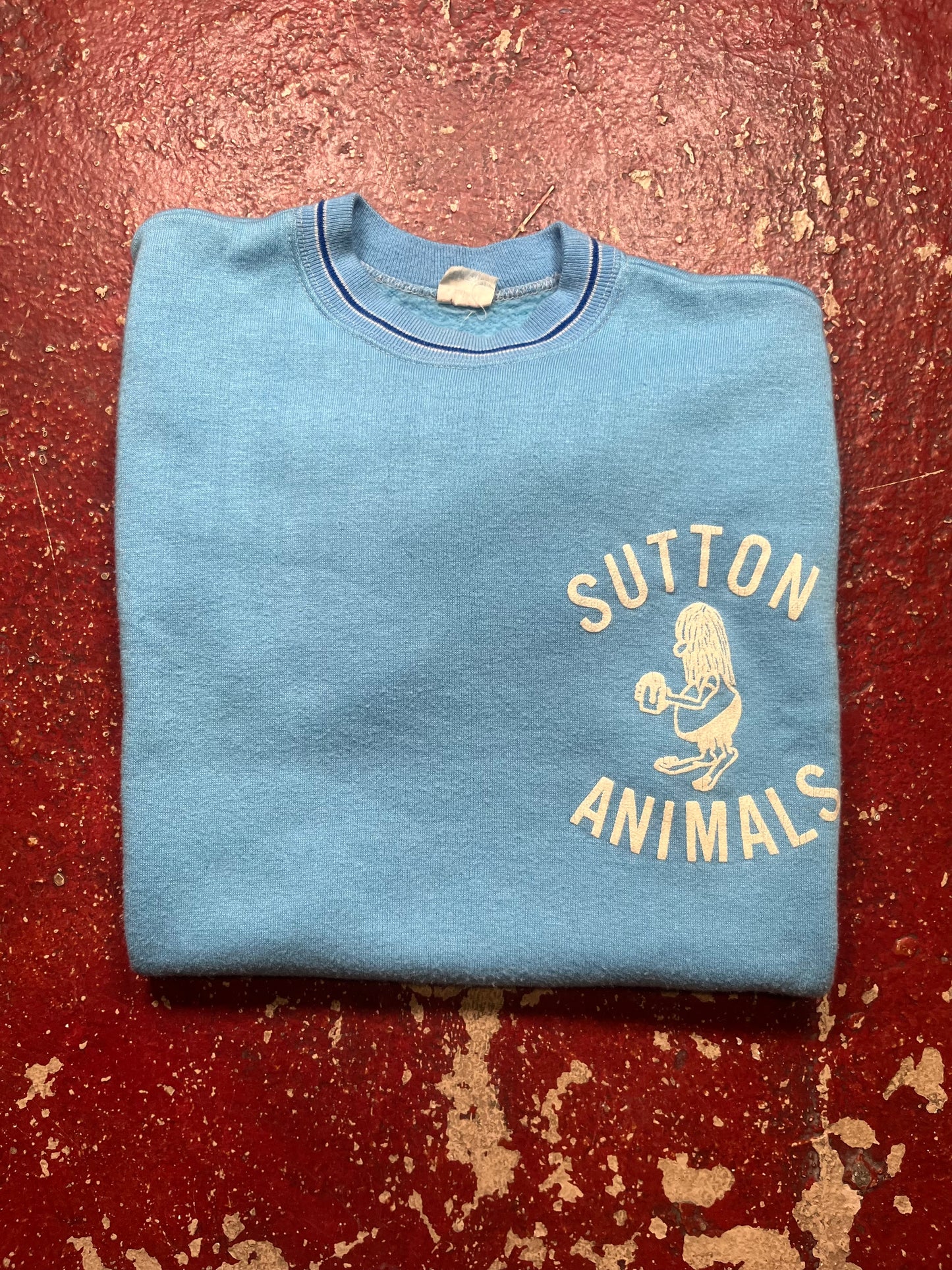 60s Champion Sutton Animals Short Sleeve Crewneck