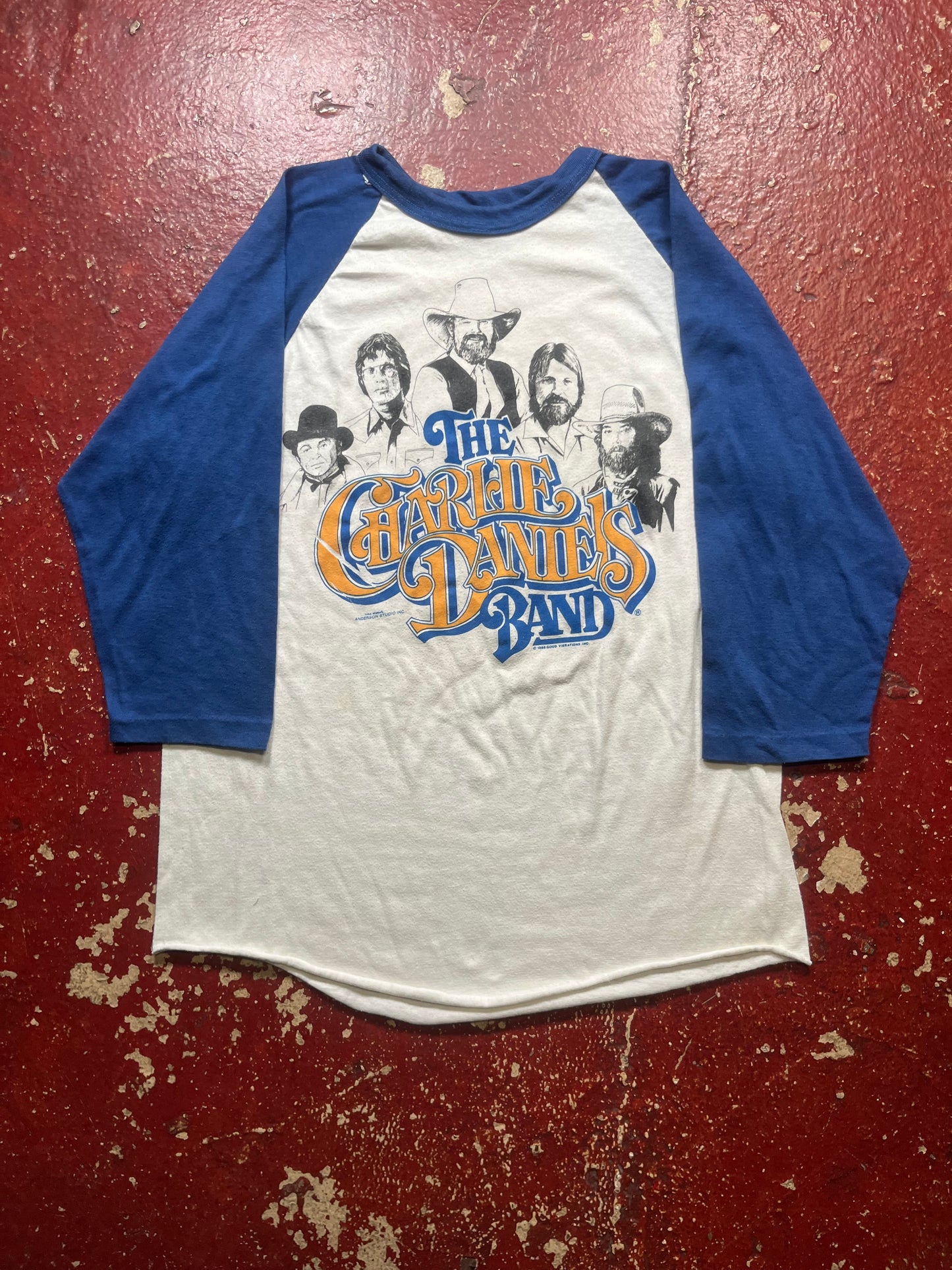 1985 Charlie Daniels Band Quarter Sleeve Shirt