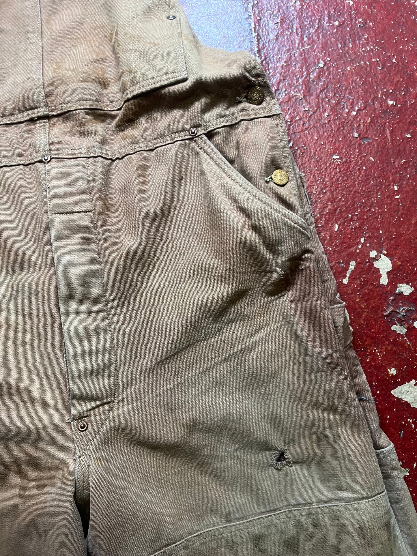 40s Carhartt Wool Lined Overalls
